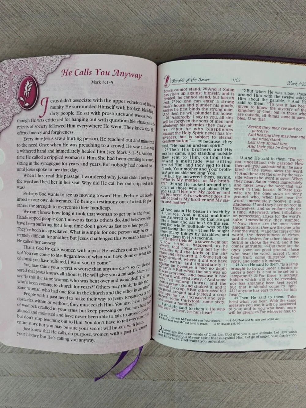 Holy Bible TD Jakes Woman Thou Art Loosed Edition NKJV Genuine Leather Purple